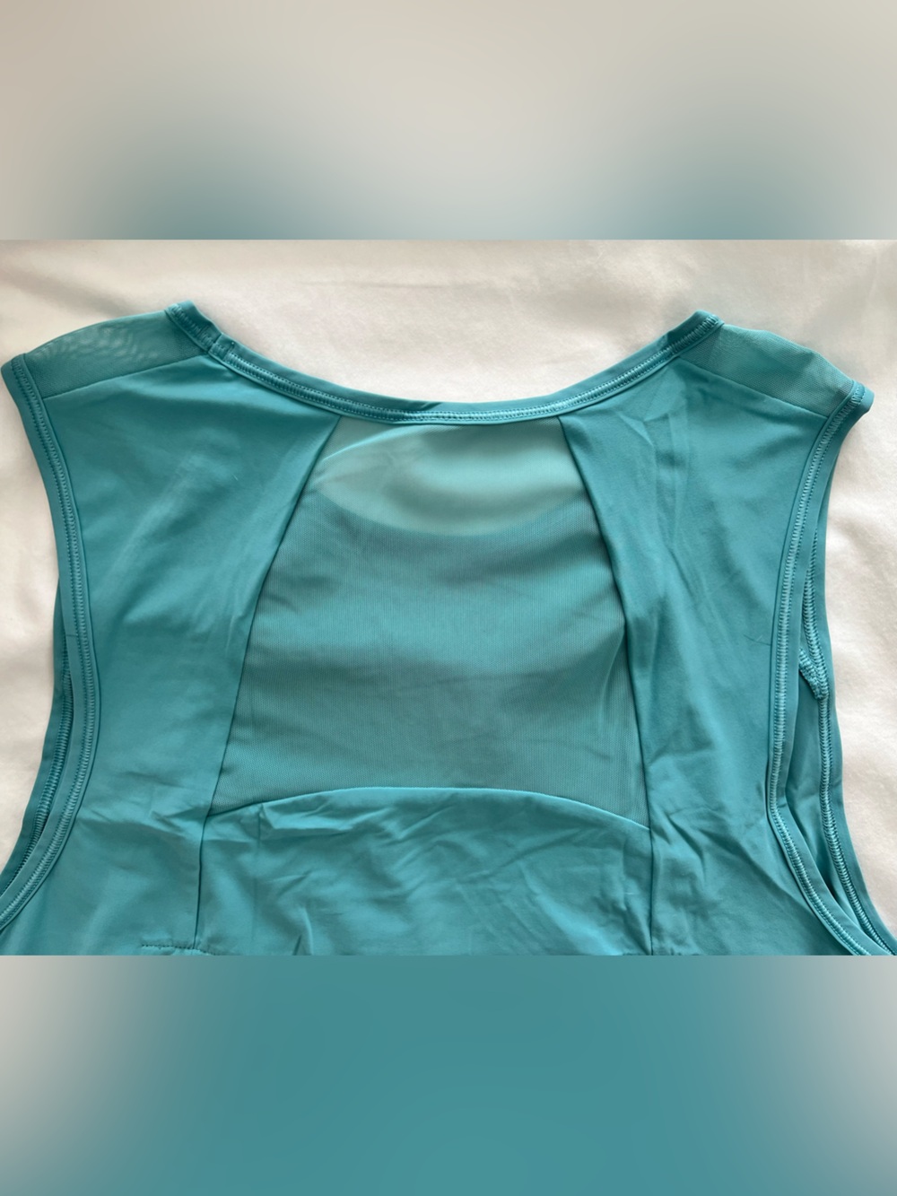 NWOT Lululemon Sculpt Sleeveless Cropped Tank Top Tidal Teal Size 6 - Picture 10 of 10